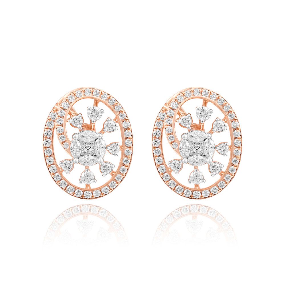 Lustrous Star Diamond Necklace Set-Necklaces-ONS25A70-D300X0B