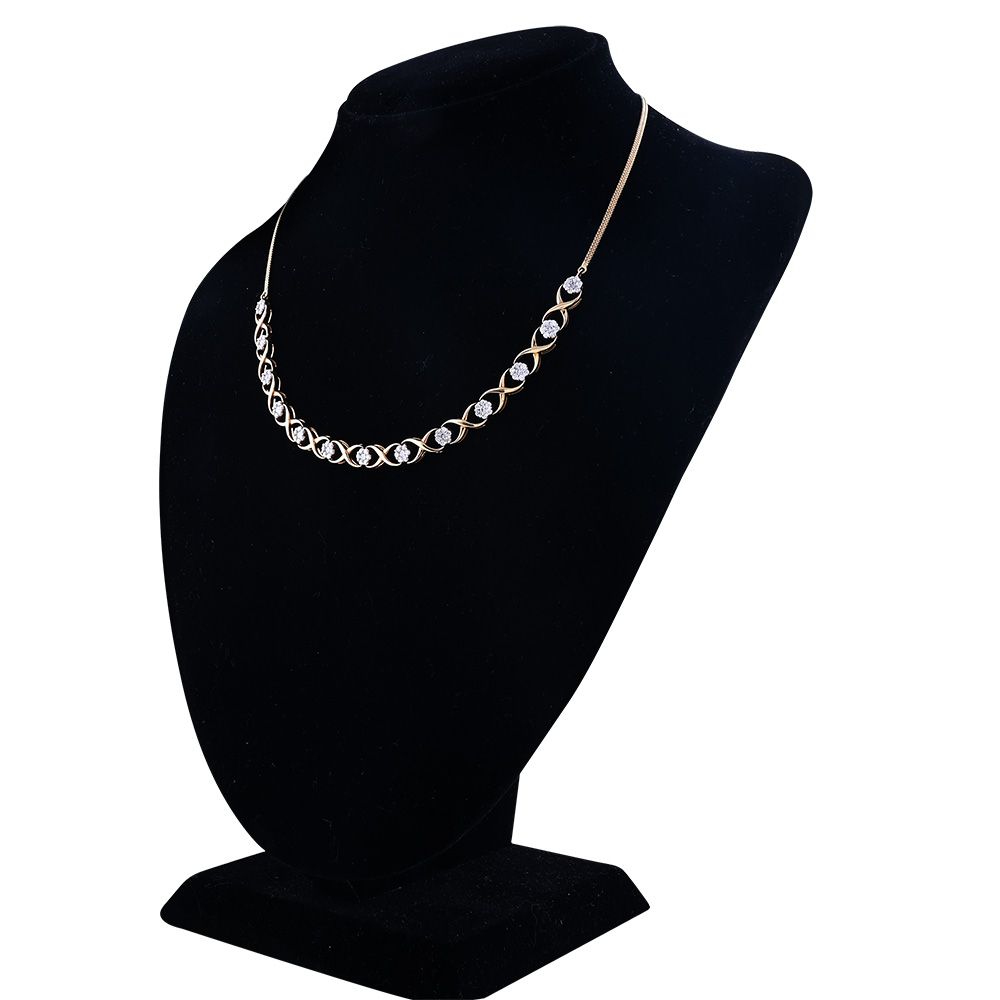 Stunning 18KT Rose Gold Jewellery Set-All Jewellery-ONS09002-D400X0B