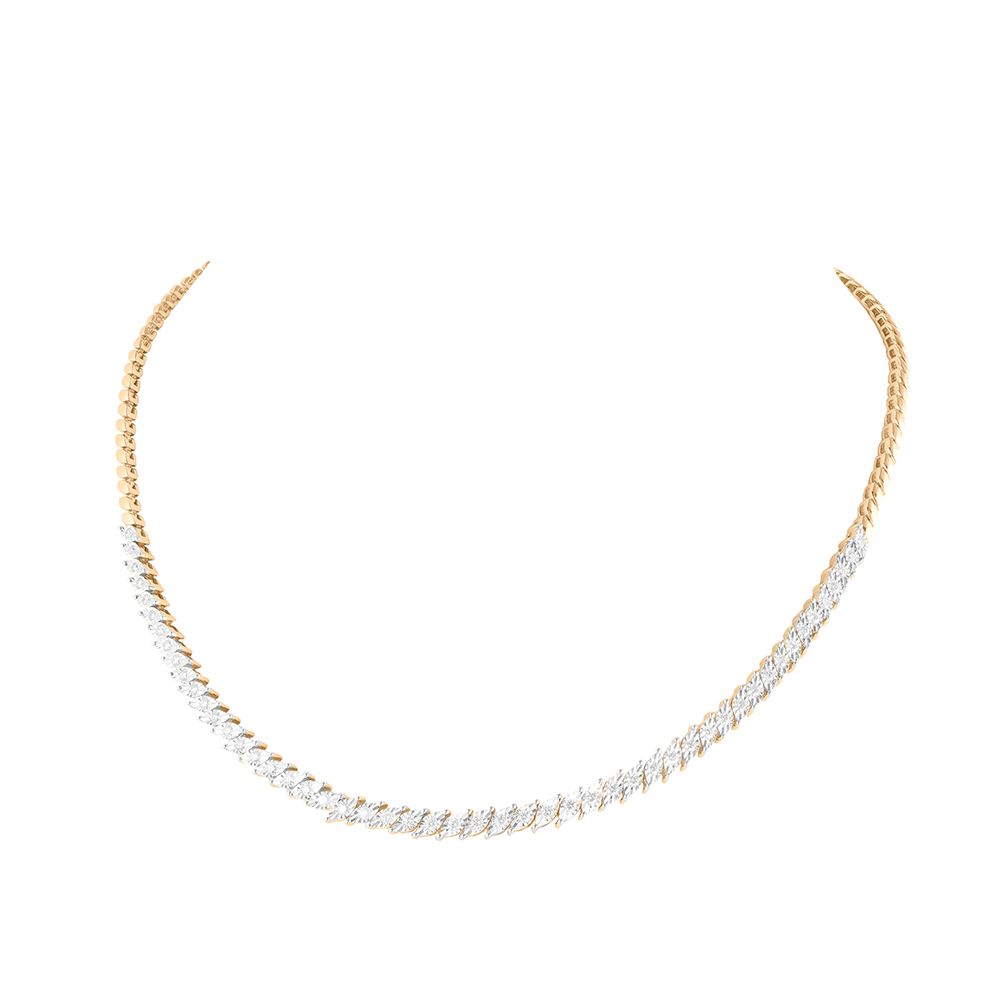 Stunning Yellow Gold Necklace-Necklaces-OSN13006-D300R2B