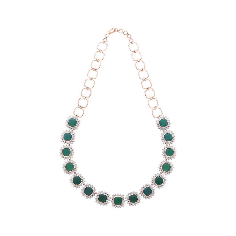 Exquisite Rose Gold Jewellery Set-All Jewellery-ONS17038-D409X0C