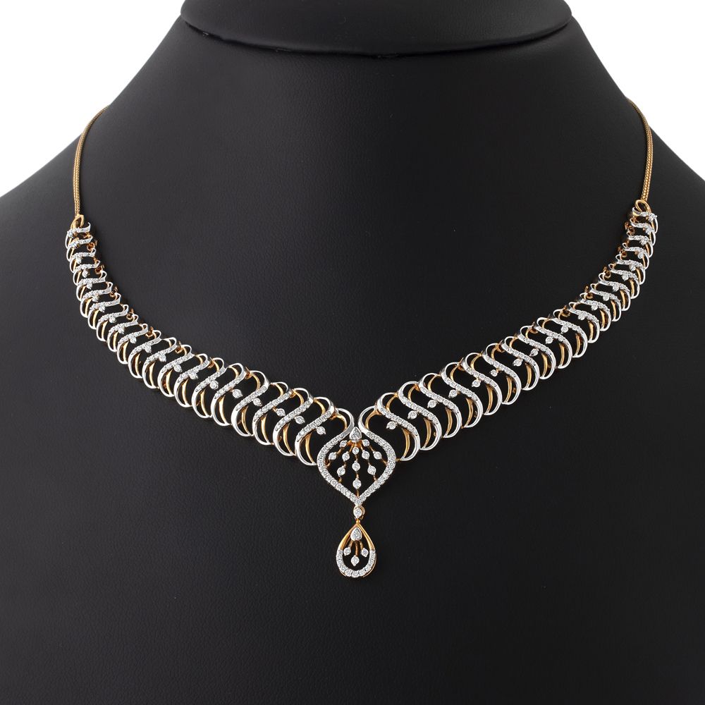 Buy Tradition Inspired Diamond Necklace OSN19041-D400X1B Online at