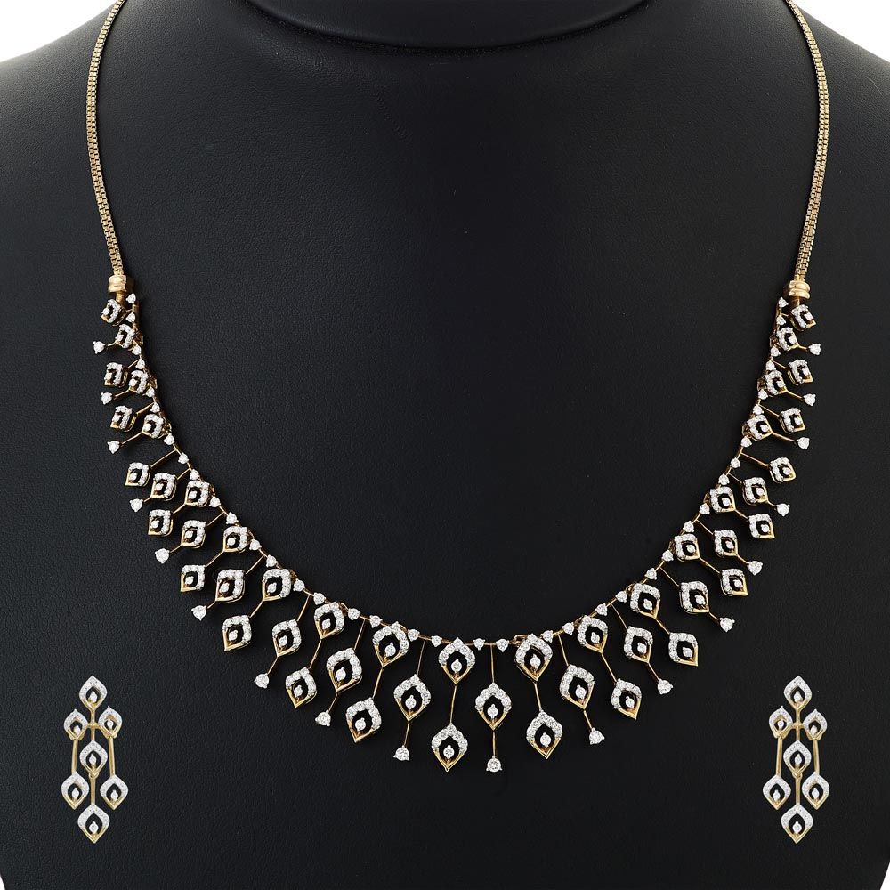 Gorgeous Jewellery Set in Rose Gold-Diamond-ONS20009-D400R0C