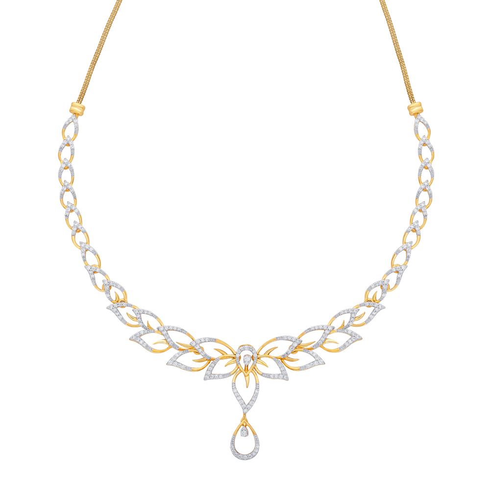 Ephemeral Diamond Necklace-All Jewellery-OSN20011-D300R1B