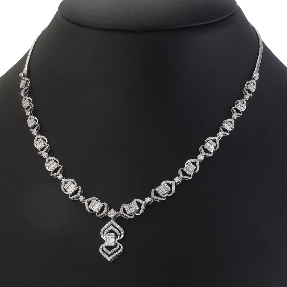 Necklace Designs Platinum Jewellery Set Price Buy Embellished