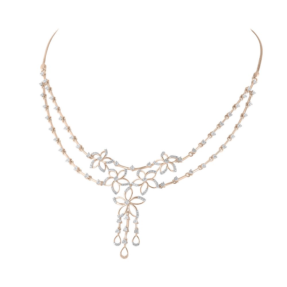 Statement Diamond Astra Necklace and Earrings Set-Diamond-ONS20064-D900X0C