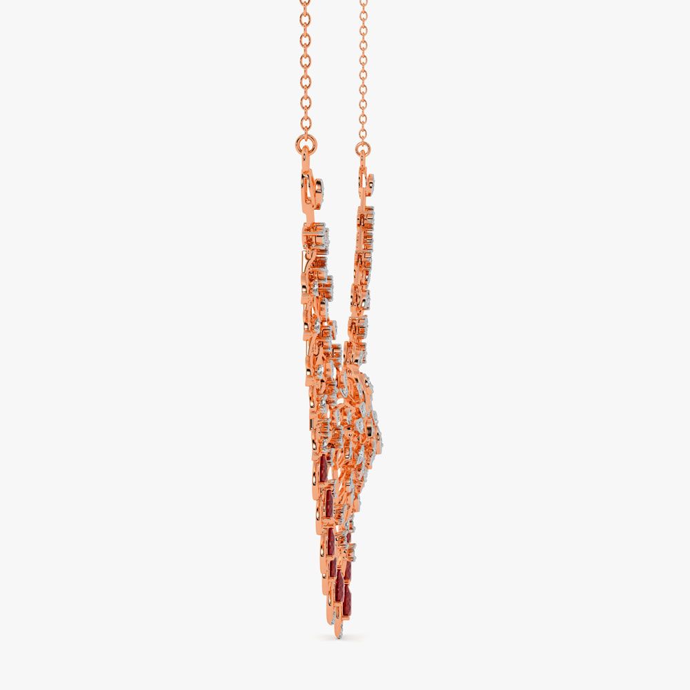Glorious Diamond Astra Necklace-Necklaces-OSN21009-DA10X1C