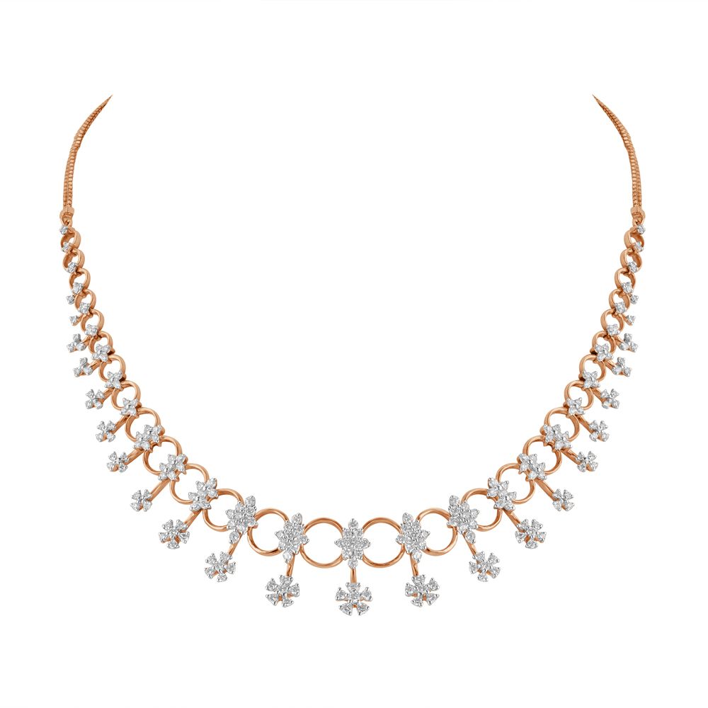 Majestic Charm Diamond Necklace Set-All Jewellery-ONS21049-D400X0C
