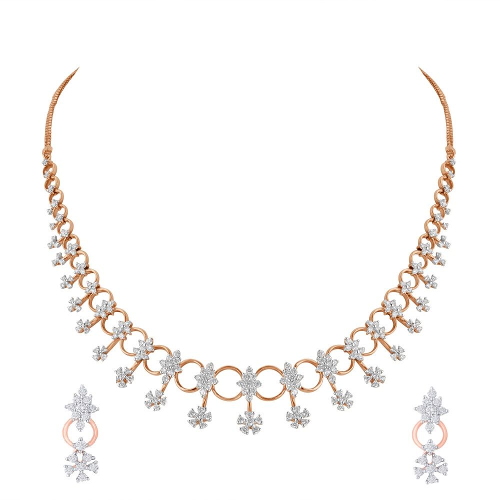 Majestic Charm Diamond Necklace Set-All Jewellery-ONS21049-D400X0C