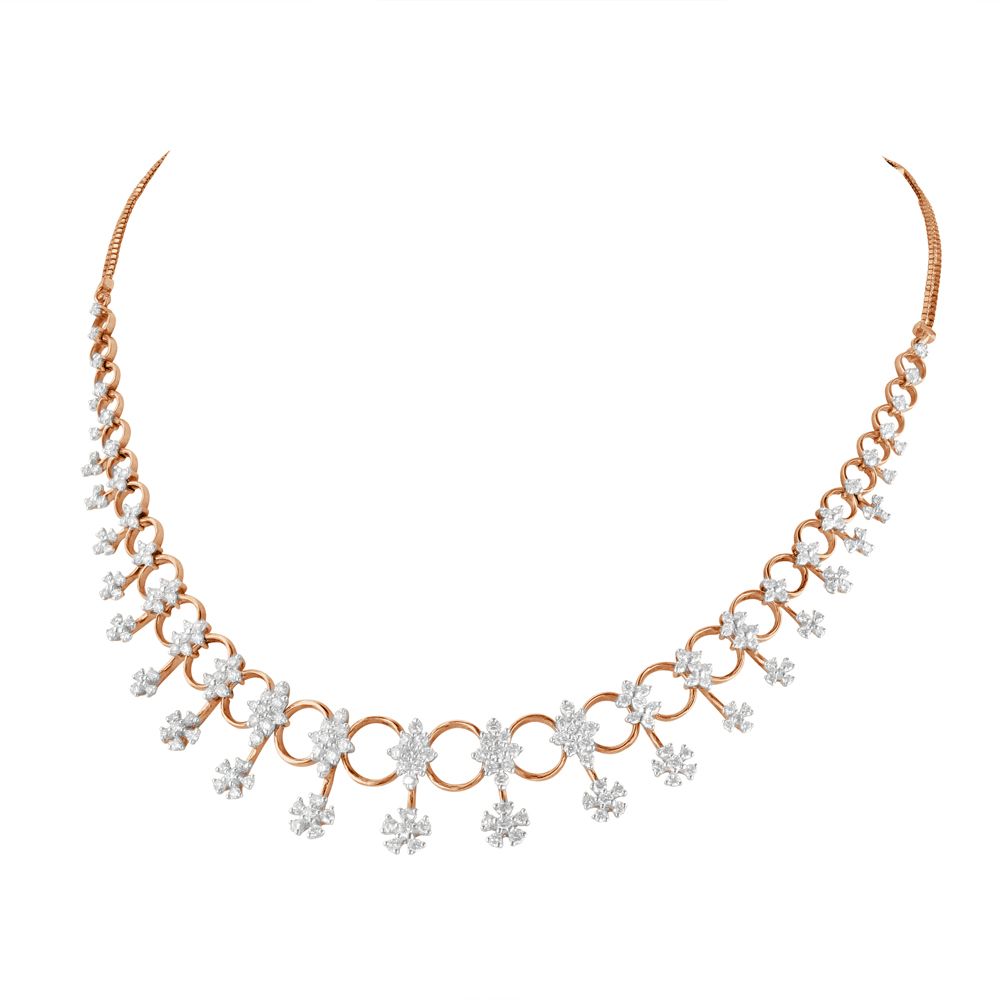 Majestic Charm Diamond Necklace Set-All Jewellery-ONS21049-D400X0C