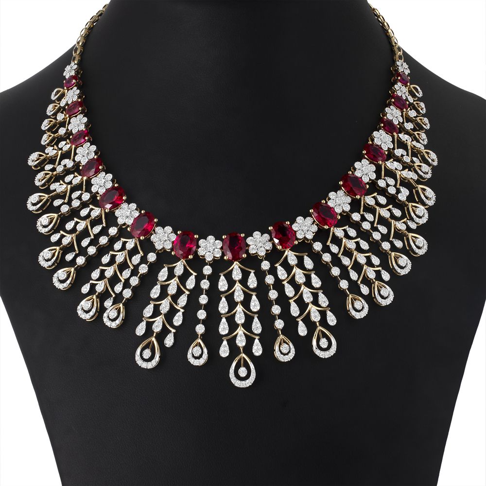 14KT Yellow Gold and Diamond Jewellery Set-All Jewellery-ONS21132-D409R0C