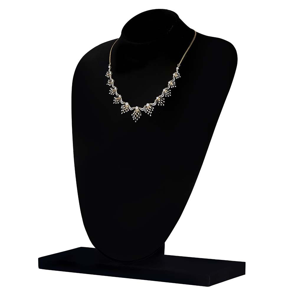 Opulent Radiance Diamond Necklace Set-Necklace Sets-ONS22016-D200R1B