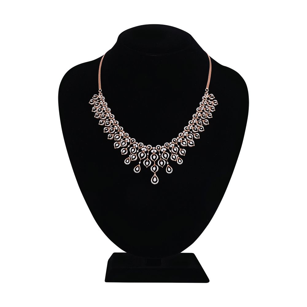 14Kt Rose Gold Jewellery Set-All Jewellery-ONS22020-D400X0C