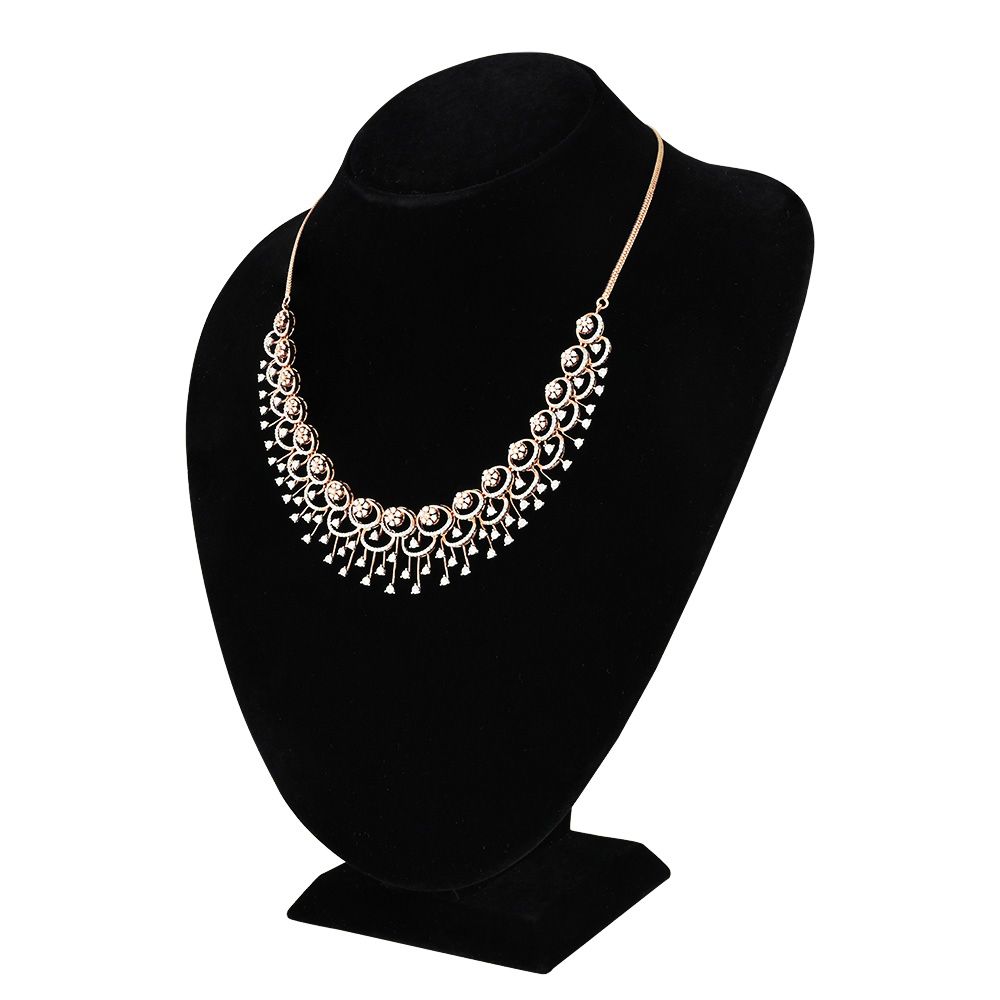 Subtle 14KT Gold Jewellery Set-All Jewellery-ONS22021-D400R0C