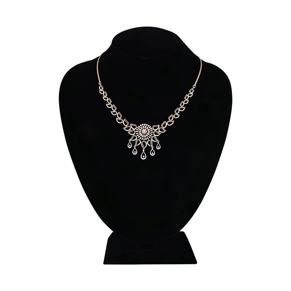 Creatively Blended Diamond Jewellery Set-All Jewellery-ONS22117-D400X0B