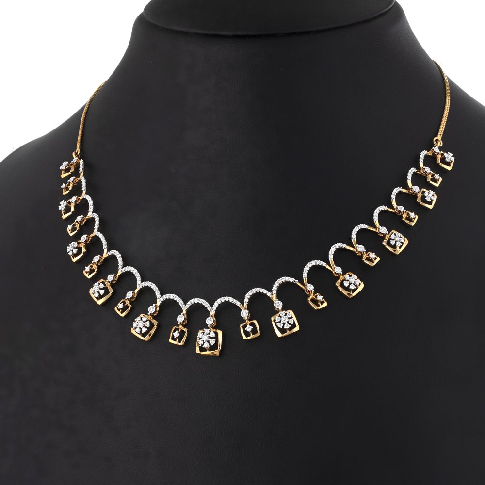 Unique Diamond Studded Jewellery Set-All Jewellery-ONS22128-D400X0B