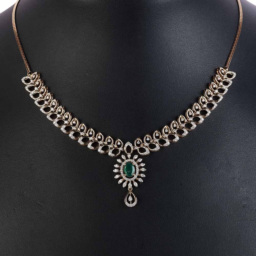 Eternal Elegance Diamond Necklace Set-All Jewellery-ONS22148-D409X0C