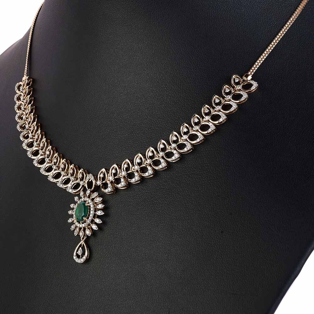 Eternal Elegance Diamond Necklace Set-All Jewellery-ONS22148-D409X0C