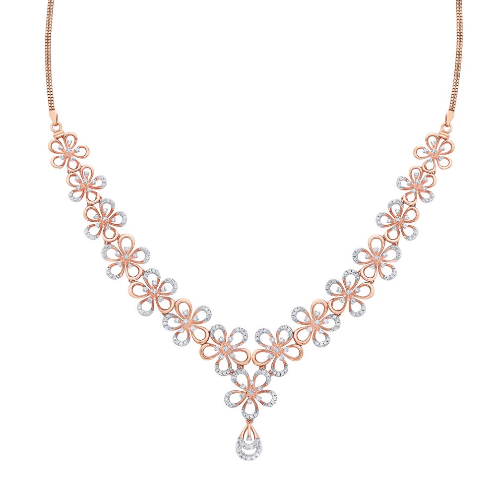 Layered 14Kt Rose Gold Jewellery Set-All Jewellery-ONS22164-D900X0C