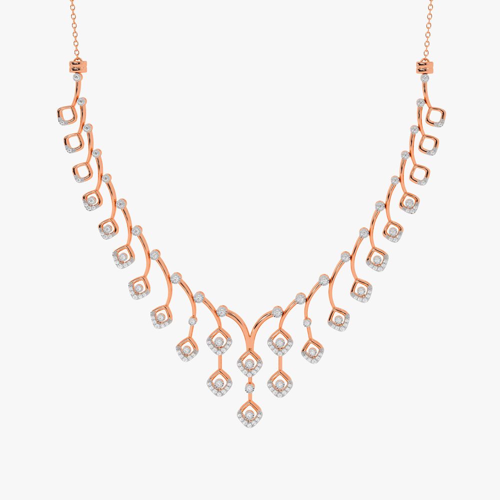 Dangling Necklace with Diamonds-All Jewellery-OSN22165-D900X1C
