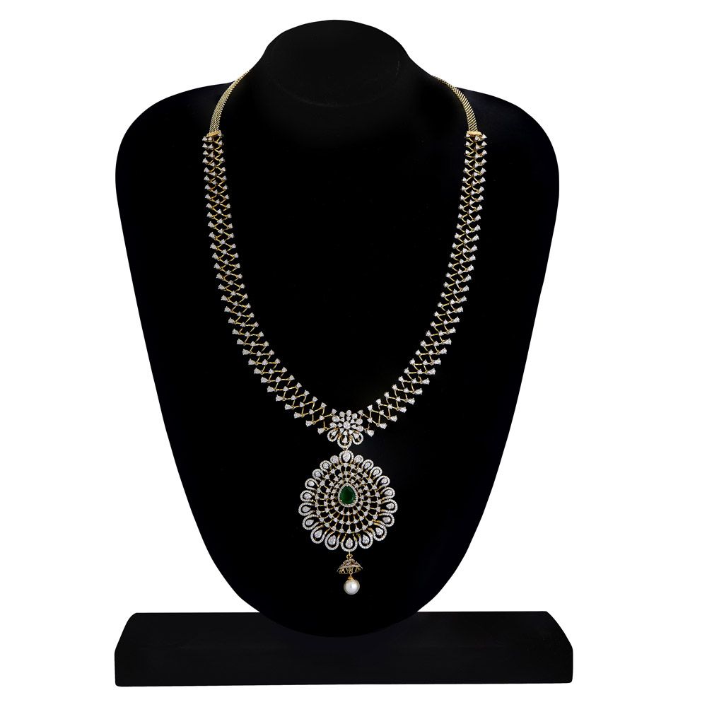 Timeless Yellow Gold Jewellery Set-Diamond-ONS22189-D309R0B