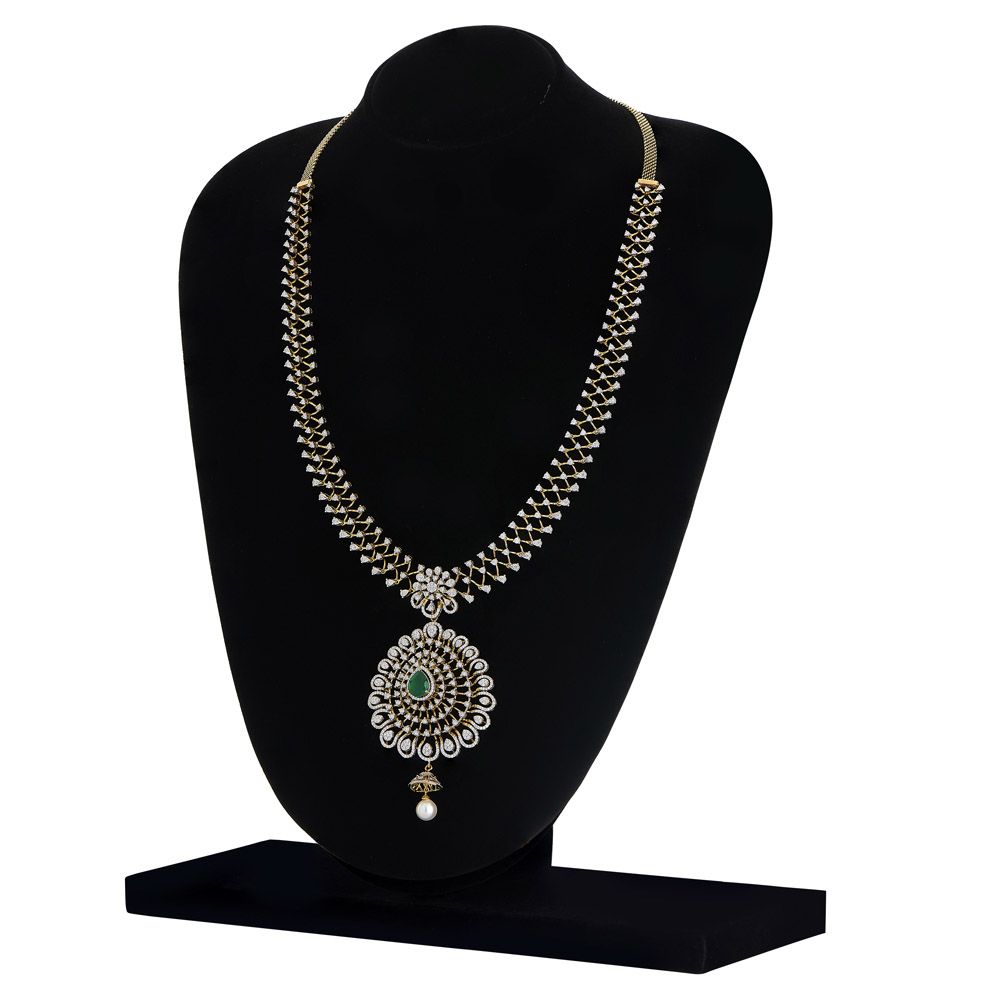 Timeless Yellow Gold Jewellery Set-Diamond-ONS22189-D309R0B