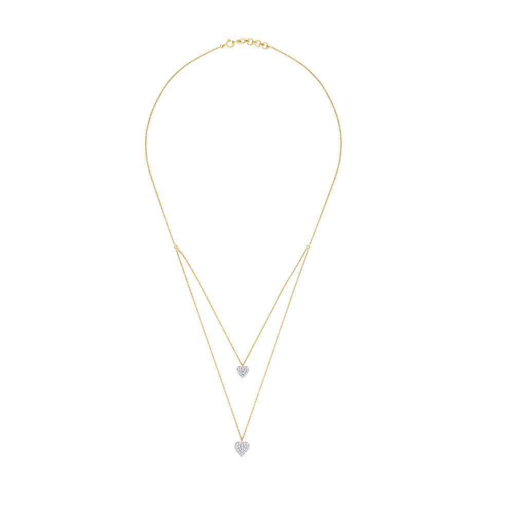 Gleaming Rose Gold Necklace-All Jewellery-OSN23006-D300X1B
