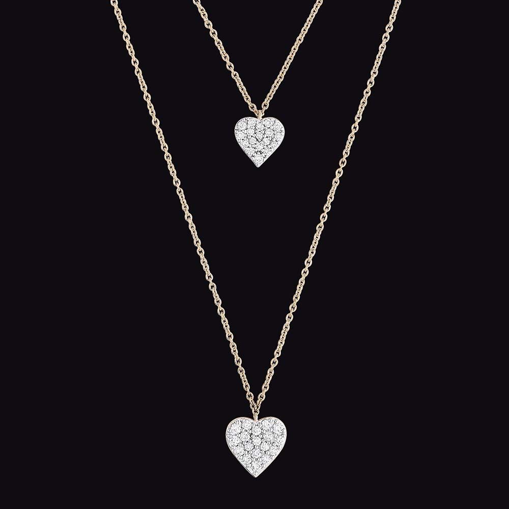 Gleaming Rose Gold Necklace-All Jewellery-OSN23006-D300X1B
