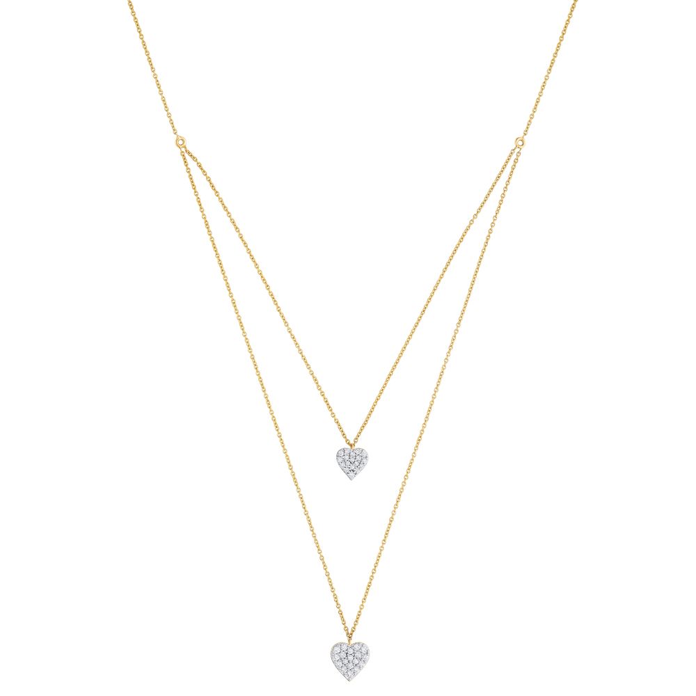Gleaming Rose Gold Necklace-All Jewellery-OSN23006-D300X1B