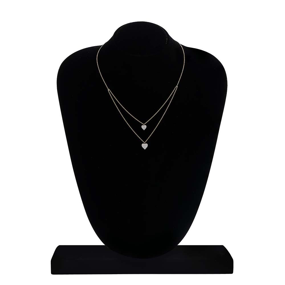 Gleaming Rose Gold Necklace-All Jewellery-OSN23006-D300X1B