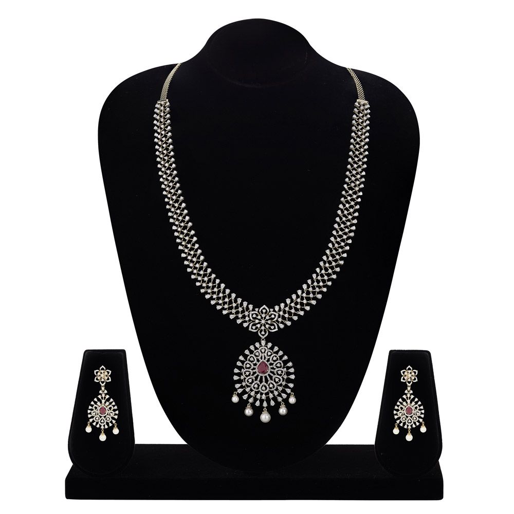 Radiant Yellow Gold Jewellery Set in Yellow Gold-All Jewellery-ONS23016-D309R0B