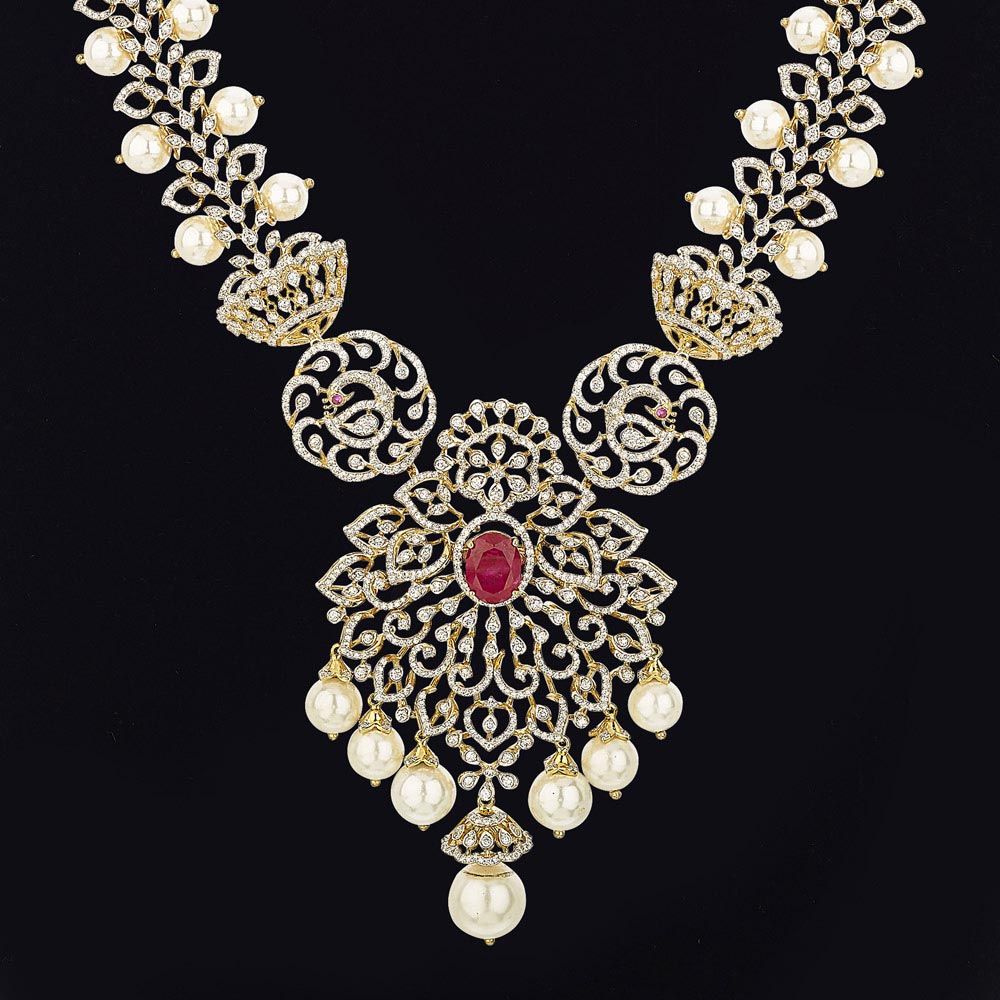 Glorious Diamond and Yellow Gold Jewellery Set-All Jewellery-ONS23019-D309R0B