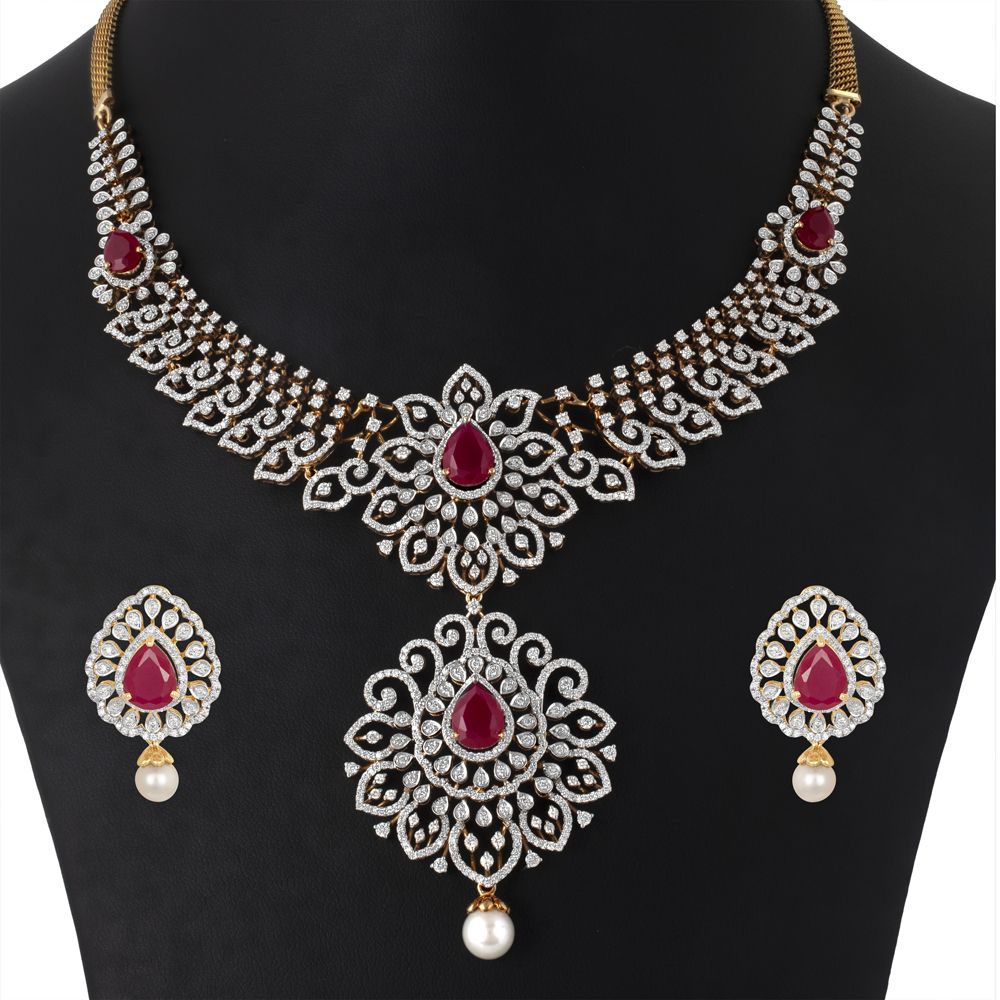 Modernist 18KT Yellow Gold Jewellery Set-All Jewellery-ONS23022-D309R1B