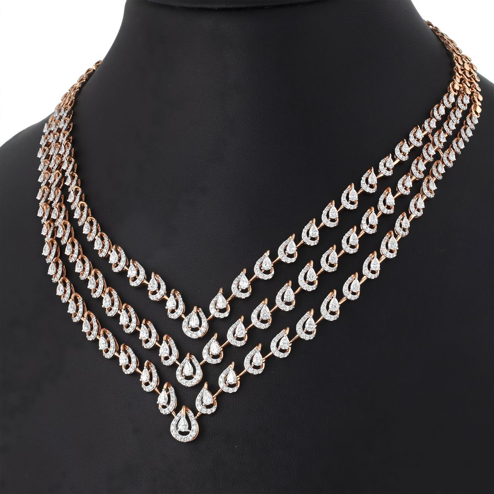 Aesthetic Rose Gold Jewellery Set-All Jewellery-ONS23036-D300X0B