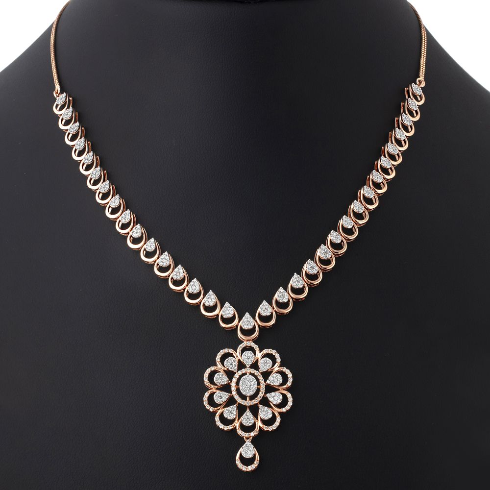 Buy Elegant Diamond Necklace OSN23042-D900X1C Online at