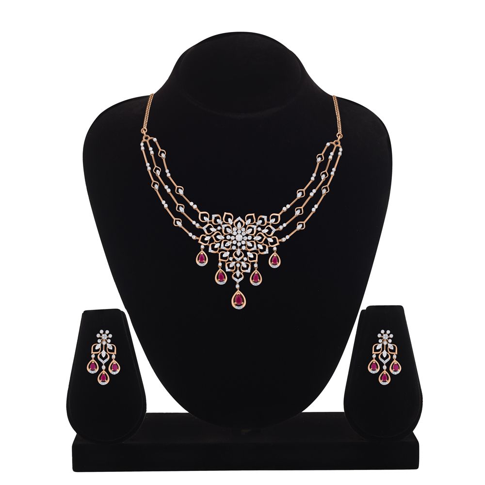 Chic Diamond and Gold Astra Jewellery Set-All Jewellery-ONS23051-D910X0C