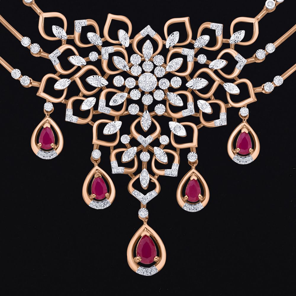 Chic Diamond and Gold Astra Jewellery Set-All Jewellery-ONS23051-D910X0C