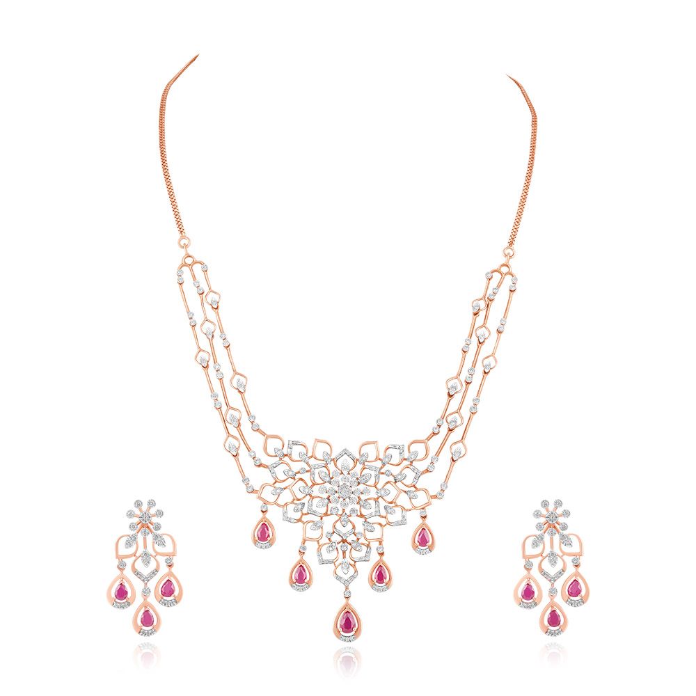 Chic Diamond and Gold Astra Jewellery Set-All Jewellery-ONS23051-D910X0C