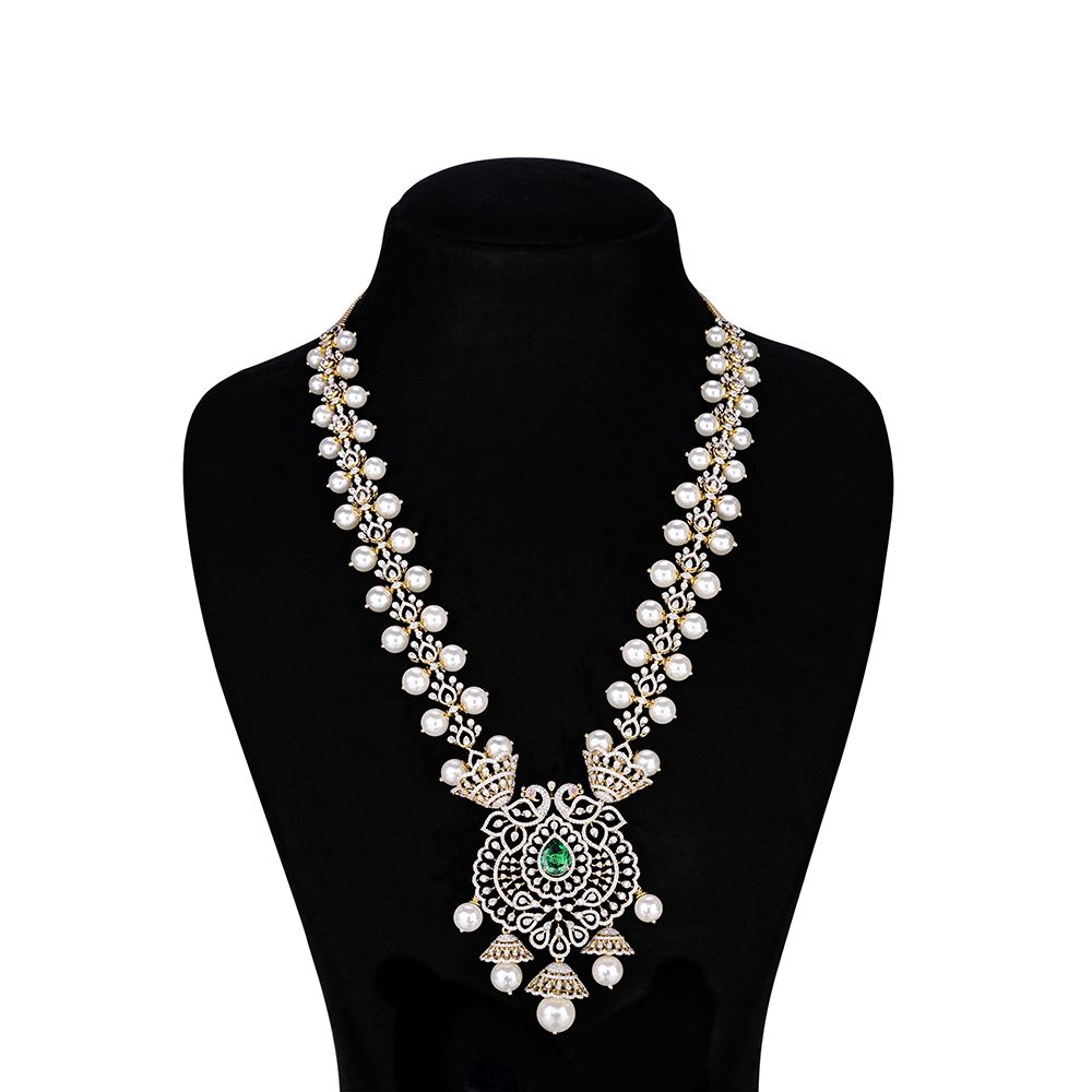 Stunning Green Gemstones and Diamond Jewellery Set-All Jewellery-ONS23A02-D309R0B