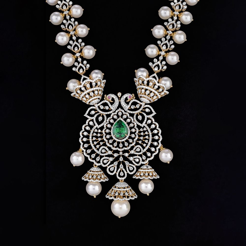 Stunning Green Gemstones and Diamond Jewellery Set-All Jewellery-ONS23A02-D309R0B