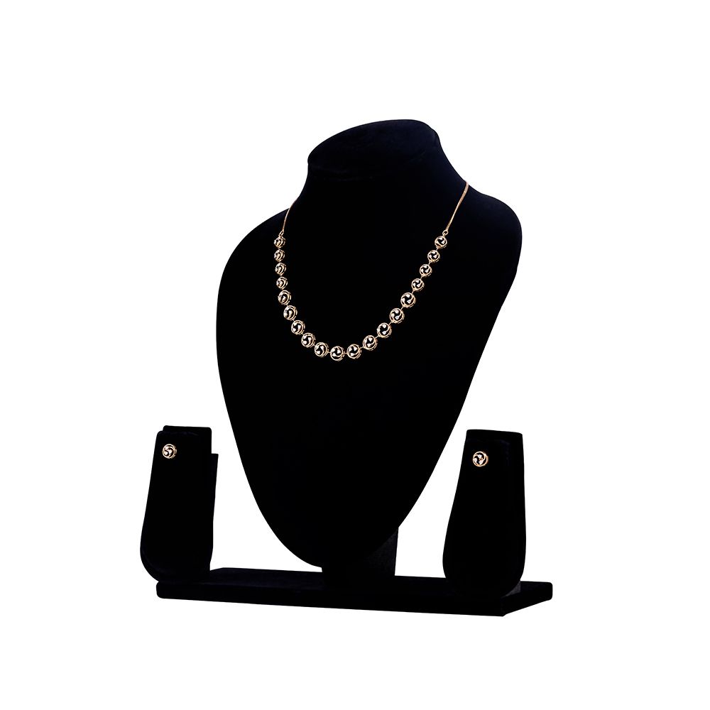 Harmonious Diamond Necklace Set-Necklace Sets-ONS23A22-D400X0B