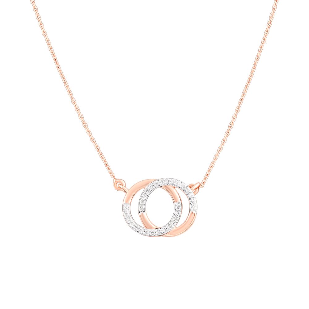 Timeless Geometric Diamond Rose Necklace-Necklaces-OSN24A17-D900X1C