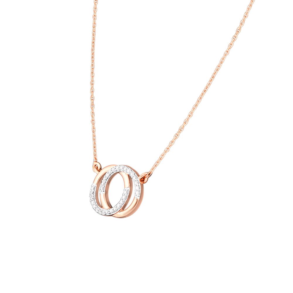 Timeless Geometric Diamond Rose Necklace-Necklaces-OSN24A17-D900X1C
