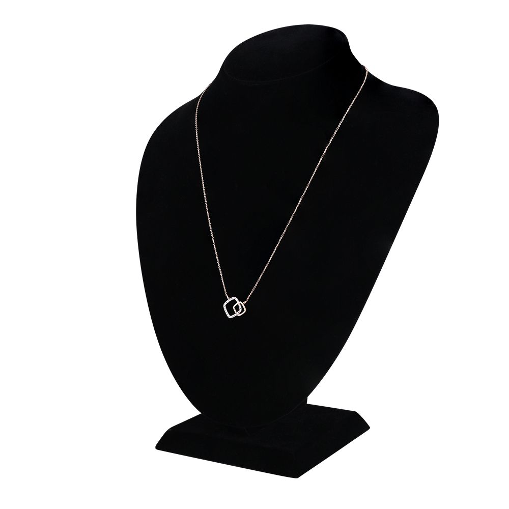 Opal Glow Diamond 14KT Rose Gold Necklace Set-All Jewellery-ONS24A38-D900X0C