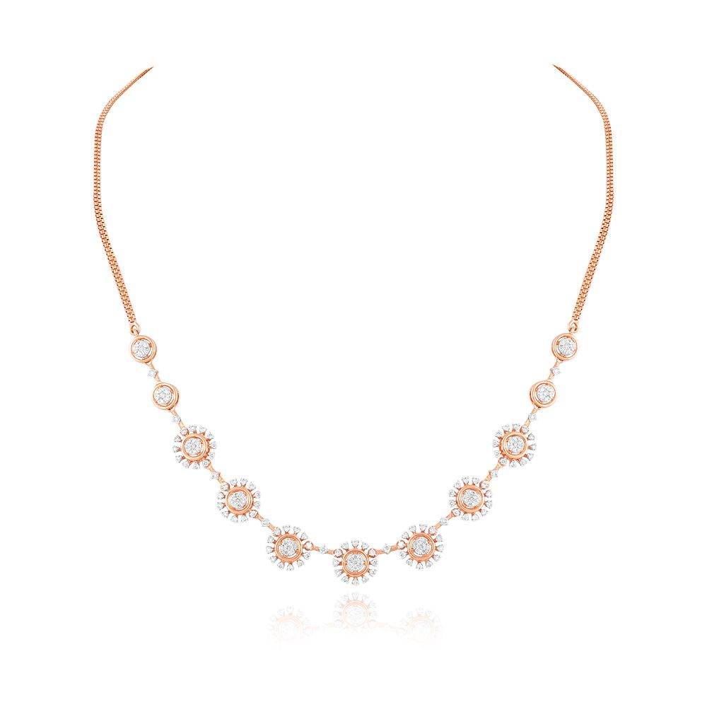 Rose Gold Gorgeous Necklace Set-All Jewellery-ONS24A63-D400X0B