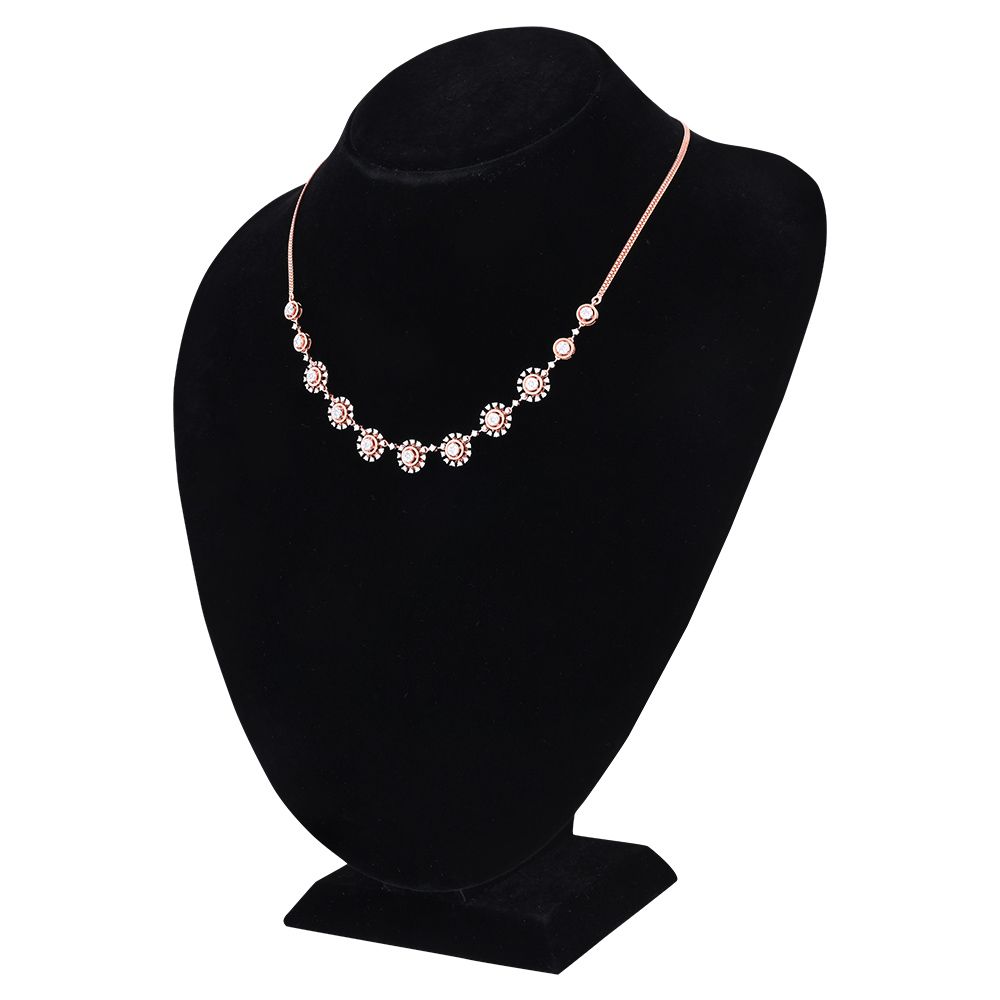 Rose Gold Gorgeous Necklace Set-All Jewellery-ONS24A63-D400X0B
