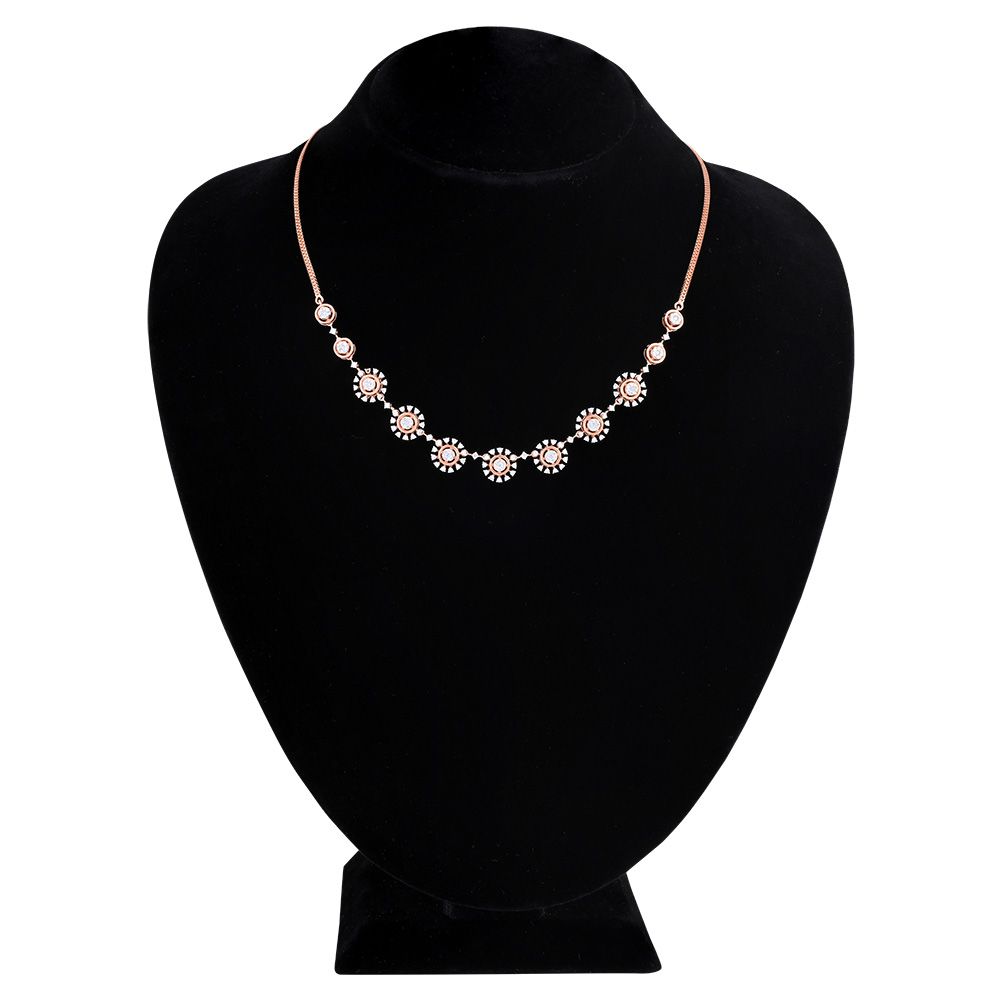 Rose Gold Gorgeous Necklace Set-All Jewellery-ONS24A63-D400X0B