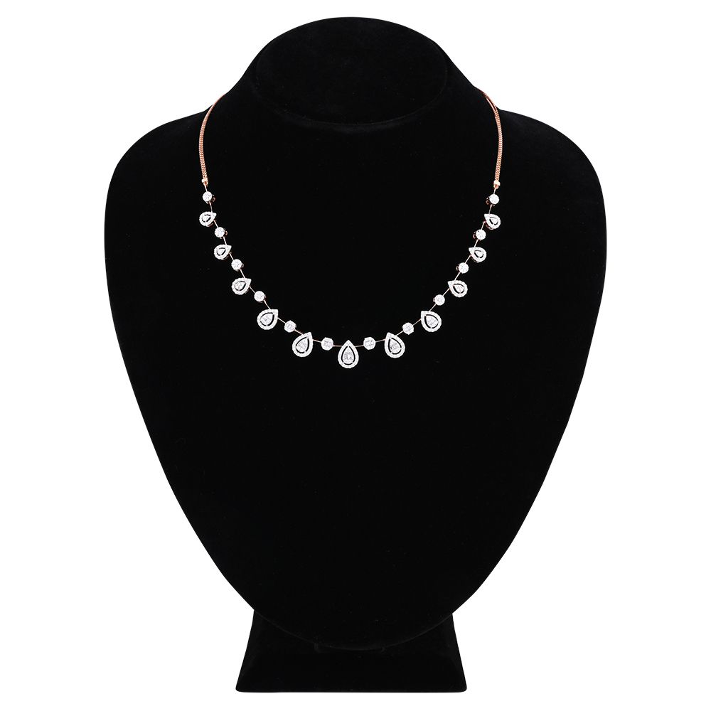 Elysian Spark Diamond Necklace Set-All Jewellery-ONS24A72-D300X0B