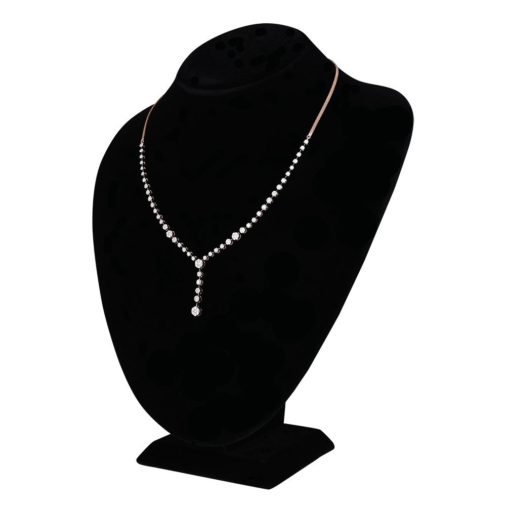 Classic Brilliance Diamond Necklace-Necklaces-OSN25A17-D400X1B