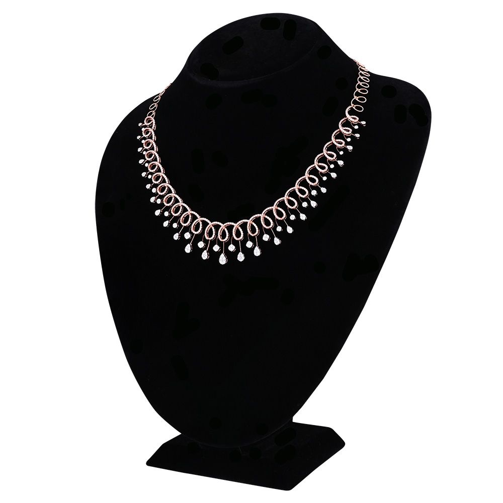 Luminant Drops Diamond Necklace Set-All Jewellery-ONS25A25-D400X0B