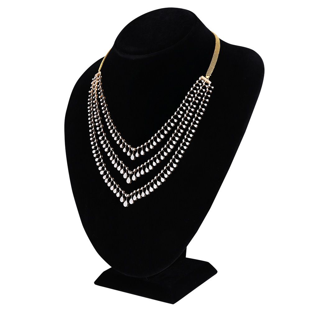 Luminous Chandelier Drop Necklace-Necklaces-OSN25A27-D400R1B